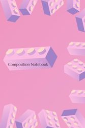 Composition Notebook: Trendy Colorful Blocks - School Composition Books for Teachers, Students, Kids and Teens