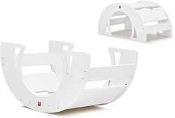 Bianconiglio Kids DONDO est Un Gymnase psychomoteur Multifonctionnel fabriqué à la Main avec des matériaux de première qualité, Convertible en Table et en Plate-Forme d'escalade, fabriqué en Italie.