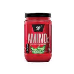 BSN Nutrition Amino X Supplement with Vitamin D, Vitamin B6 and Amino Acids, Green Apple Flavour, 30 Servings, 435 g