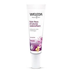 WELEDA - Soin Yeux et Lèvres redensifiant Onagre - Atténue les rides, protège les zones fragiles et délicates - Tous type de de peaux et en particulier à partir de 50 ans -10 ml