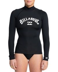 Billabong Tropic Surf LS Rashguard, Negro, S para Mujer