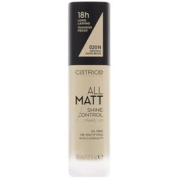 Catrice - Fond de Teint Matifiant All Matt Shine Control - 20 N Neutral Nude Beige
