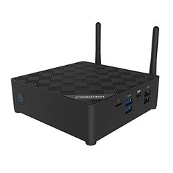 Orbsmart AW-13 4K Mini-PC Windows 11 Pro Desktop PC | dator | fläktlös | tyst (Intel N5100 CPU, 16 GB RAM, 256 GB int. minne, 2,5-tums hårddiskfack, HDMI 2.0)