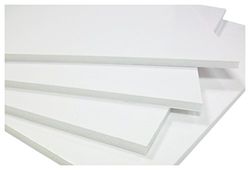 Westfoam - Pannelli in schiuma, formato A4, 5 mm, confezione da 20 fogli, colore: Bianco