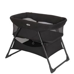 Graco Zij-aan-zij bedwieg/wieg die de baby dicht bij je houdt, klein opvouwt, nachtelijke hemelmode