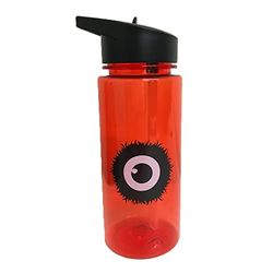 Tinc Black 550ml Leak-Proof Kids Water Bottle With Straw | For School & Holidays | BPA Free, Red (BOTLKRBK)