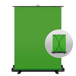 Elgato Green Screen, pannello chroma key retrattile per rimuovere lo sfondo, tessuto antipiega, installazione ultrarapida, per streaming, videoconferenze, su Instagram, TikTok, Zoom, Teams, OBS