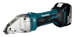 Makita batería curva Tijeras 18 V/5,0 AH, incluye 2 baterías y cargador MAKPAC (DJS101RTJ)