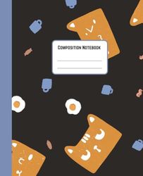 Breakfast Vibes Composition Notebook: Cute Food-Themed Journal