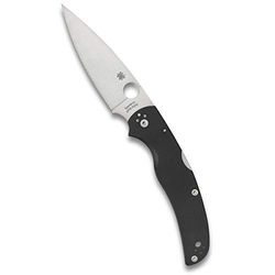 Spyderco C244GP Unisex – vuxen, svart, fickkniv, Native Chief Lockback, blad: 10,2 cm, G10, fällkniv, fickklämma, satin finish, 13 cm