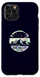 Carcasa para iPhone 11 Pro Diseño montañoso de Sun Valley, Idaho, Sun Valley ID