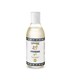 L'AMANDE Shampooing douche pour hommes, femmes et enfants 250 ml, savon liquide délicat doux pour la peau du corps, nettoyant pour le corps et douche parfumée testé dermatologiquement