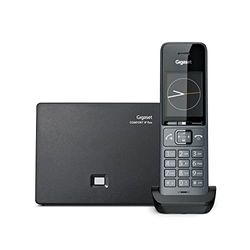 Gigaset Comfort 520 IP Téléphone sans Fil avec Technologie IP - Compatible SIP - Fonction Mains Libres - Verrouillage des appels anonymes - Agenda pour 200 Contacts - Écran Couleur - Noir