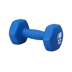 New Balance Hantlar handvikter (enkel) – neopren träning och fitness hantel för hemmagym utrustning träning styrketräning fria vikter för kvinnor, män (5,4 kg), 5,4 kg