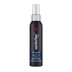 Wellaflex Men Full Boost Spray de gel épaississant pour les cheveux | Spray puissant pour homme | Cheveux plus épais | Avec caféine | Testé dermatologiquement et sans silicone | 150 ml