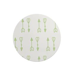 Questo Casa, Ronde digitaal bedrukte muismat, antislip onderkant, voor kantoor en thuis, diameter: 22 cm