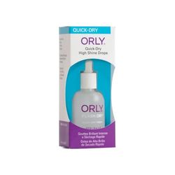 ORLY Flash Dry Drops | Speeds Up Drying Time on Manicures | Delivers Brilliant Shine | Prevents Smudging & Nicking | with Wheat Germ Oil & Siloxane | Nourishes Cuticles | Vegan & Cruelty-Free (18ML)