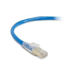 CAT6A 650-MHz vergrendelbare draad Ethernet patchkabel, vergrendeling bescherming, afgeschermd (U/FTP), CM PVC (RJ45 M/M), Blauw, 1,5 m