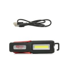 KS Tools - 150.4495 - Lampe mobile d'atelier - Lampe torche LED COB 3 Watt - Lampe led ultra puissante rabattable - Autonomie de 3-4 heures