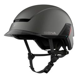 Sena U1 E-Bike Smart Helm met Mesh 2.0 Intercom (Mat Grijs, L)