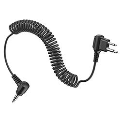 Sena TUFFTALK-A0111 - Cable de radio de 2 vías para motorola conector de dos clavijas para auriculares TUFFTALK earmuff Bluetooth comunicación e intercomunicador