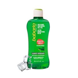 Babaria - After Sun Efeito gelo com aloé vera | creme hidratante corporal 200 ml | After Sun Babaria com aloé vera, creme hidratante para homem e mulher com vitamina B5