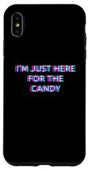 Custodia per iPhone XS Max I'm Just Here For The Candy Techno EDM Music Festival Raver