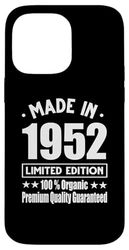 Limited Edition 1952 Birthday 1952 Born in 1952 Case for iPhone 14 Pro Max
