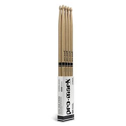 ProMark Drum Sticks - Classic Forward Hickory 5A Drumsticks - Drum Sticks Set - Drum Accessories - Houten Drumsticks voor volwassenen en jongeren - Ovale houten punt - Koop 3 paar Get 1 gratis