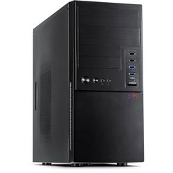 Inter-Tech IT-6865 Micro Tower PC-behuizing (Micro Tower, PC, Zwart, 14 cm, 34 cm, CE)