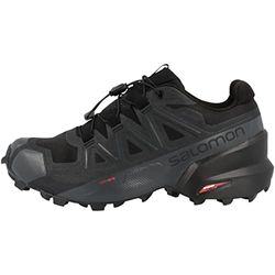 Salomon SPEEDCROSS GORE-TEX Zapatillas de Trail Running para Mujer, Black / Black / Phantom, 39 1/3 EU