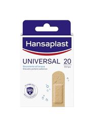 Hansaplast Cerotti UNIVERSAL, Cerotti impermeabili con elevato potere adesivo, Cerotti traspiranti per tutti i tipi di ferite, 1 confezione da 20 Pezzi 19 x 72mm