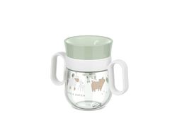 Mepal 360° Trainer Cup Mio Little Dutch, Leakproof, 360° Rim for Drinking from Any Side, Easy-to-Hold Handles, Seals Automatically When Your Child Stops Drinking, 200 ml, Little Farm