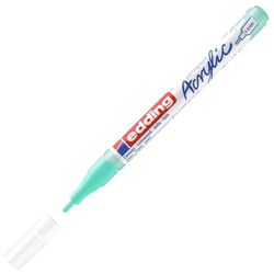 edding 5300 Marcatore Acrilico Fine, Turchese, 1 Marcatore a Vernice Acrilica Waterproof, Punta Tonda 1-2Mm, Pennnarello Acrilico per Disegno Su Tela, Carta, Legno, Marcatore Acrilico per Ciotoli