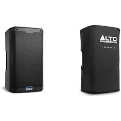 ALTO PROFESSIONAL TS410-2000W 10" Active PA Speaker with 3 Channel Mixer, Bluetooth Streaming and Durable Slip-on Cover for TS410 Active Powered PA Speaker