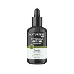 Naturtint | Revitalizing Men’s Care | Aceite para Barba | Repara, Fortalece e Hidrata la Barba | Fácil Absorción | 96% Ingredientes Naturales | Con Ginseng y Maca | 100 ml