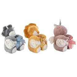 Home ESPRIT Ensemble Cadeau bébé Jaune Bleu Rose Polyester (3 unités)