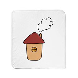 Questo Casa, Couverture de Bébé pour Garçons et Filles, Tissu en Mousseline, Couverture pour Siège Auto et Lit Bébé, Taille: 80x80 Cm