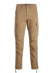 JACK & JONES Carrot fit cargo-broek, Otter, 29W x 30L