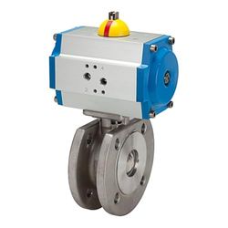 RIEGLER 103644-350.1065 - Brida compacta de vaca, pneu, Stellantr, doble acción, ES, DN 65, 1 unidad