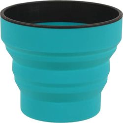 Lifeventure Ellipse Camping, Travel & Outdoor Collapsible Mug, Tazza Pieghevole in Silicone ellisse da Campeggio, Viaggi e attività all'aperto Unisex-Adulto, Foglia di t, Taglia Unica