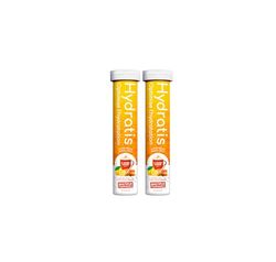 HYDRATIS - Pastilles Hydratation Electrolytes - Miel Citron [Gamme Chaude] - Améliore l'Hydratation et Favorise l'Énergie - Formule Isotonique - Sport, Récupération, Bien-être - 2 tubes (40 Pastilles)