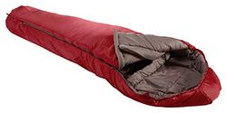 Grand Canyon Fairbanks 190 Sacco a Pelo Mummy - Sacco a Pelo Premium per Campeggio all'aperto - Limite -4° - Dalia Rossa