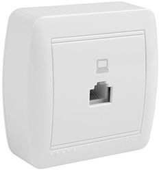 SOLERA 42991 Toma DE TELEFONO RJ45 Cat 5E 74X72X28MM.S. Mural, 50 W, Neutro