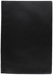 Grafoplas 3040010 - Carpeta de 20 fundas, tamaño folio, tapas de PVC, color negro