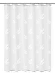 Tenda da doccia in tessuto di poliestere di alta qualità, design canton, larghezza 180 cm, lunghezza 200 cm