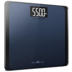 RunSTAR 550lb digital badrumsvåg för kroppsvikt med extra bred plattform och stor LCD-skärm Noggrann högprecisionsvåg med extra hög kapacitet