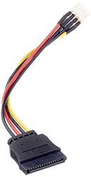 Delock Kabel Power SATA 15 Pin Plug > Floppy 4 Pin Plug 15 cm