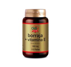 Obire | Aceite de Borraja + Vitamina E 500 mg | 110 Perlas | Síntomas Menstruales | Antioxidante |Rendimiento Físico y Mental