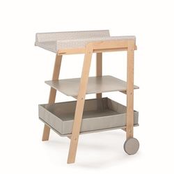 Foppapedretti, Athena aankleedmat, 65 x 70 x 93 cm, 17 kg, natuurlijk taupe
